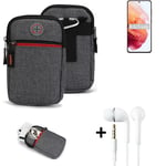 Holster + earphones for Samsung Galaxy S21 5G SD888 Belt Pouch