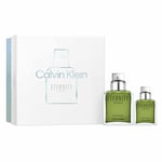 Calvin Klein Eternity Men's Aftershave Gift Set (100ml EDP + 30ml EDP)