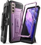 SUPCASE Unicorn Beetle Pro Series Coque pour Samsung Galaxy S21 5G (6,2"), Double Couche Robuste et béquille sans Protecteur d'écran pour Galaxy S21 (Version 2021) (Violte)