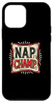 Coque pour iPhone 12 mini Action de grâce, champion drôle de sieste, après le dîner