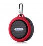 Enceinte Bluetooth Sport pour BLACKBERRY KEY ONE Smartphone Ventouse Haut-Parleur Micro Waterproof - ROUGE