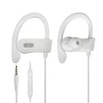 Avantree E171 - Sports Earbuds Wired with Microphone, Sweatproof Wrap Around Earphones with Over Ear Hook, In Ear Running Headphones for Workout Exercise Gym Compatible with Cell Phones - White