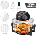 SUPERLEX Halogen Oven Cooker Convection Air Fryer 1400W Temperature Control