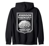 Johnson Hardwood's Landscaping Company Trimming Bushes Zip Hoodie