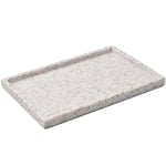 Terrazzo square Tarjotin 30 cm Valkoinen/Ruskea