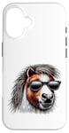 Coque pour iPhone 16 Shetland Pony s Funny Shetland avec attitude