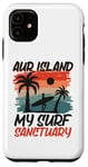 Coque pour iPhone 11 Surf à Aur Island