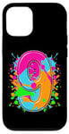 Coque pour iPhone 12/12 Pro Neuf 9 ans 9e anniversaire Joyeux anniversaire garçon 9 ans