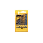 Coffret métal de 13 forets métal HSS-R - DIN 338 - DEWALT - Foret - Noir