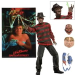 NECA Freddy Krueger 30th Nightmare On Elm Street 7" Action Figure Model Toy Gift