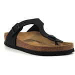 Chaussures Birkenstock  Gizeh Ciabatta Infradito Uomo Black 0043691U