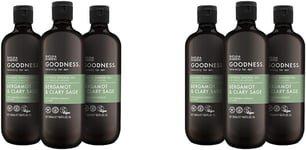 Baylis & Harding Goodness Men'S Bergamot & Clary Sage Natural Shower Gel, 500 Ml
