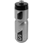 Vattenflaska polisport - 800ml s800 silver svart vit skruvkork