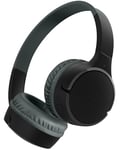 Belkin SoundForm Mini Casque Audio sans Fil pour Enfants avec Micro intégré (Circum-aural, autonomie de 30 h, pour Apprentissage, Voyages, Autocollants Amusants, pour iPhone, iPad, Galaxy) - Noir