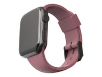 [U] Apple Watch Band 45Mm/44Mm/42Mm, Series 7/6/5/4/3/2/1/Se - Silicone Dusty Rose - Klokkestropp For Smart Armbåndsur - Støvet Rosa - For Apple Watch Hermès Series 7, Hermès Series 9, Nike Series 7, Series 10, Series 8, Series 9