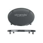 Strands Siberia XP deksel (sotet) 9", Sotet deksel, Pris per stk