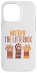 iPhone 14 Pro Max Master of the Litterbox Cat Dad Case