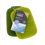 Joseph Joseph CleanTech Washing Up Scrubbers Set of 2 Kitchen Cleaning sponge