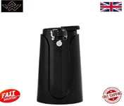 Black Electric Can Opener Kitchen Tin Bottle with Knife Sharpener 60 w 3 in 1 UK