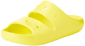 Crocs Unisex Classic Sandal Sandal, Neon Hl Acidity, 5 UK Men/ 6 UK Women