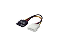 Shiverpeaks Bs78236-Hq, 0,15 M, Molex (4-Pin), Sata 15-Pin, Hankjønn, Hankjønn, Rett