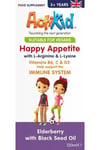 ActiKid - Happy Appetite Immune System, Elderberry with Black Seed Oil - 120 ml.