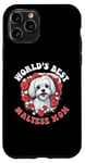 iPhone 11 Pro Maltese Dog Breed Pet World's Best Maltese Mom Case