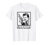 Star Wars Lando Calrissian Boxed Portrait Outline T-Shirt