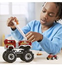 MEGA Hot Wheels Monster Truck Building Toy Playset 5-Alarm Fire Truck 284 Pieces