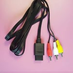 Composite AV Cable Video Lead For Super NINTENDO SNES N64 Console.