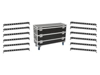 Set 12x LED BAR-12 QCL RGBA Bar + Case L