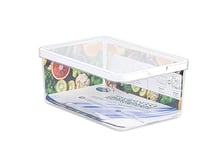 Boîte pour les aliments CARE + PROTECT, parfaitement empilable, organisateur de réfrigérateur, protège les aliments de l'humidité, garde les aliments frais plus longtemps, 4.65 L