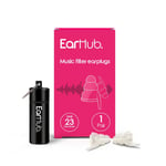 EarHub Music Filter Earplugs, Noise reduction ear plugs| WAS £16.99 | 50% off