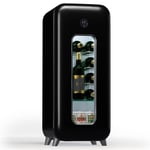 Wine Cooler Freestanding Drinks Fridge Wine Fridge W/ Glass Door Bar 15 Bottles