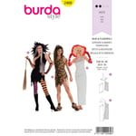 Burda 2469 - Heks og sopp EUR: 34-46, US: 8-20