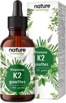 Vitamine K2 MK-7 200Μg, 1700 Gouttes, 50Ml Premium 99,7+% Teneur All-Trans (K2VI