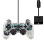 Handkontroll Playstation 2 Transparent (2-Pack)