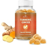 Turmeric Vitamin Supplement Gummies with Ginger & Black Pepper | Supports Joint