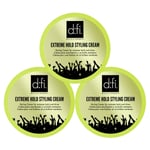 3-Pack D:fi Extreme Hold Styling Cream 75g, 225g