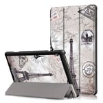 Lenovo Tab M10 TB-X605F Designer Tri-Fold Case EiffelTower