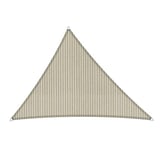 Shadow Comfort Ombre Voile écran Solaire perméable à l'eau HDPE auvent de Jardin pour Jardin extérieur Terrasse UV Bloc - Triangle 3,5x4x4,5m - Sable Sahara