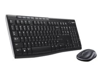 Logitech MK270 Wireless Combo - Ensemble clavier et souris - sans fil - 2.4 GHz - Grec