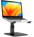 Babacom Support Ordinateur Portable, Support PC Portable Aluminium 8 Hauteur Ajustable, Ergonomique Laptop Stand Compatible avec MacBook, Air, Pro et Plus d'Ordinateurs Portables 10 à 16 Pouces