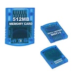 Tolesum Carte mémoire de 512 Mo (8192 Blocs) Compatible avec la Console Wii Game Cube NGC GC