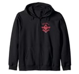 Top Gun Maverick Fly Like A Girl Spade Symbol Zip Hoodie