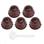 Coffee Capsule Set Portable Refillable Reusable Capsule Pod Compatible Filter Cups Coffee Pods Perfect for Coffee Machine