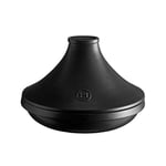 Emile Henry EH7A9566 Tajine Delight Céramique Induction, 4 litres, Noir