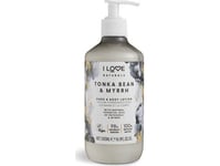 I Love, Naturals Collection, Vegan, Moisturizing And Softening, Tonka Bean &Amp  Myrrh, Lotion, For Hands &Amp  Body, 500 Ml