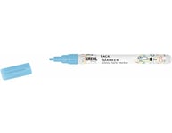 Kreul 47219 - Crayon laque fine bleu clair, avec pointe ogive épaisseur de trait 1-2 mm, pour créer, écrire et décorer des petits cadeaux originaux, des cartes, etc.