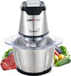 Mini Chopper 400W LINKChef Mini Food Processor Vegetable Chopper 1.2L Stainless